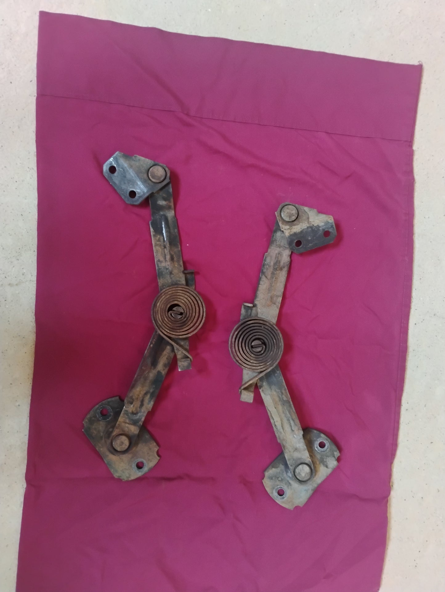1981-1987 Chevy GMC Truck Hood Hinge Springs OEM Left Right Pair C10 K10 K20