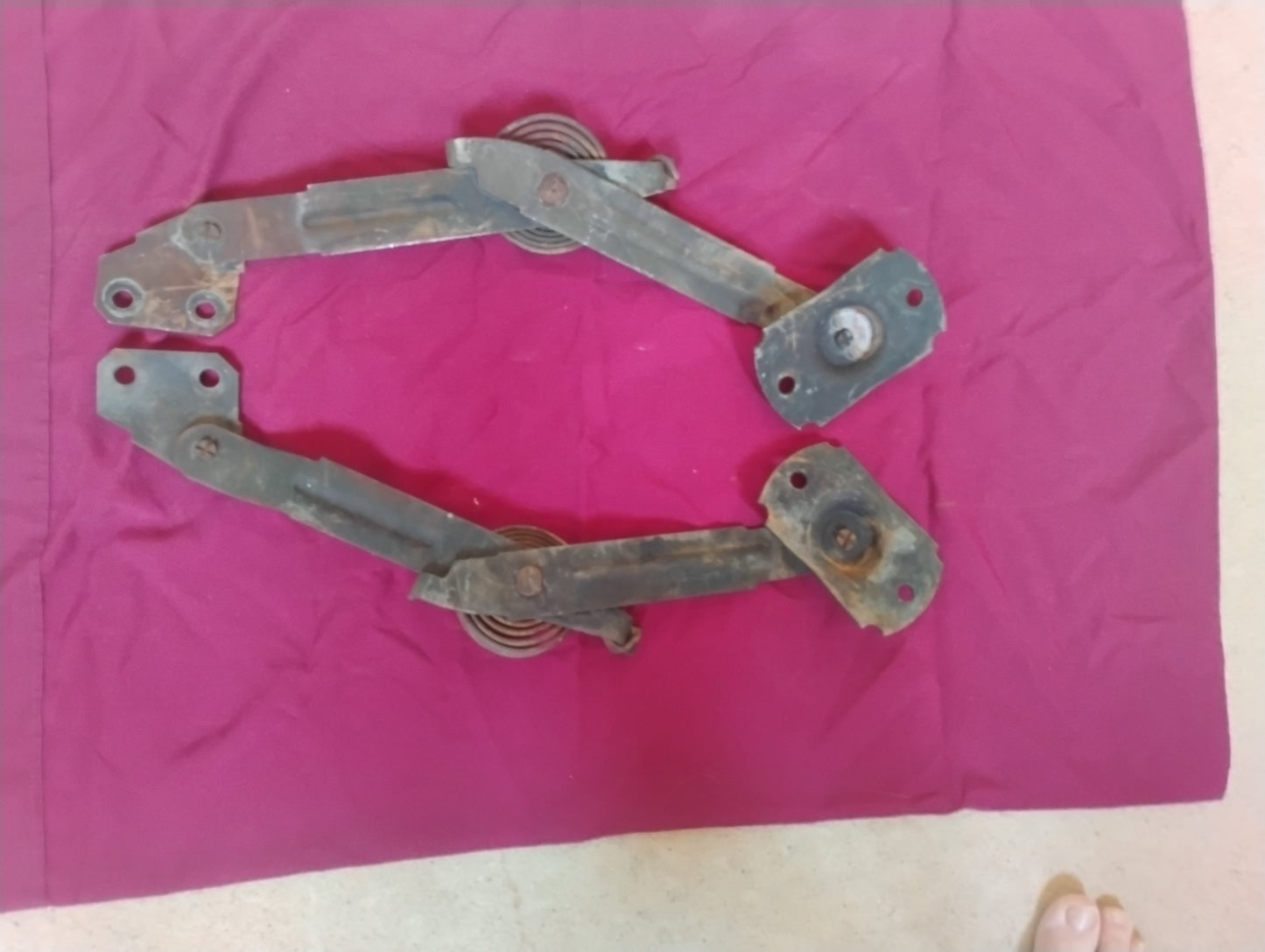 1981-1987 Chevy GMC Truck Hood Hinge Springs OEM Left Right Pair C10 K10 K20