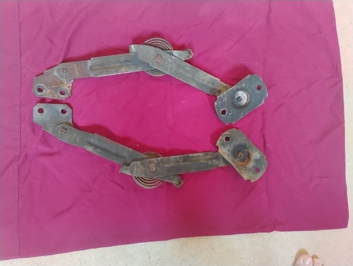 1981-1987 Chevy GMC Truck Hood Hinge Springs OEM Left Right Pair C10 K10 K20