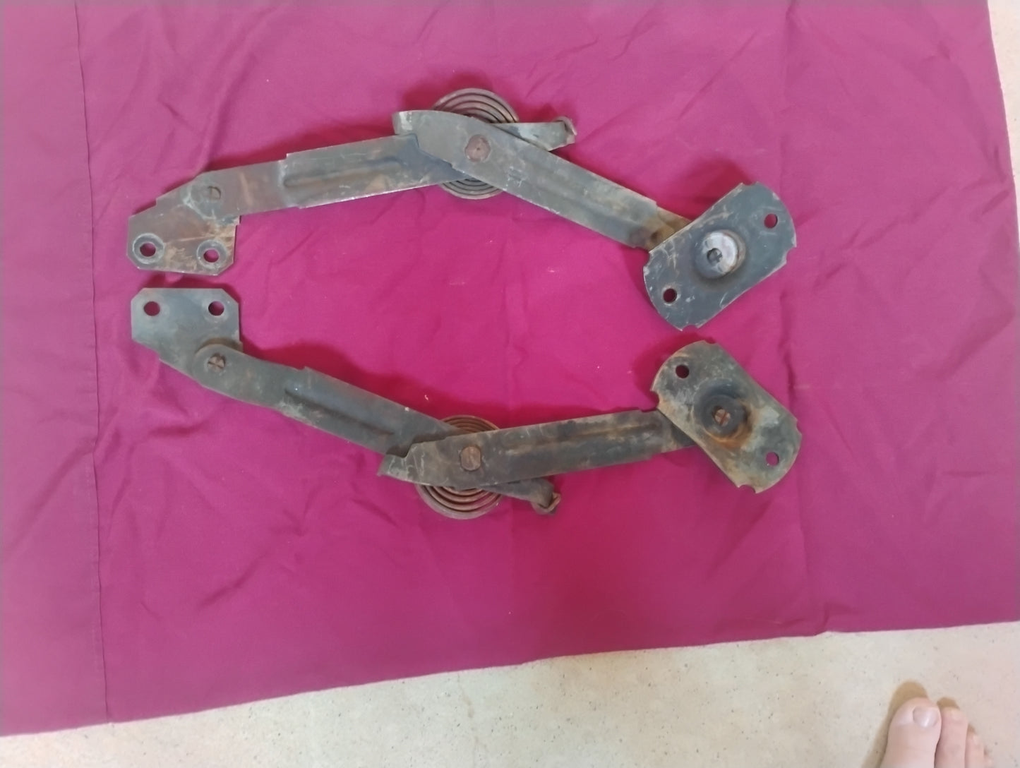 1981-1987 Chevy GMC Truck Hood Hinge Springs OEM Left Right Pair C10 K10 K20