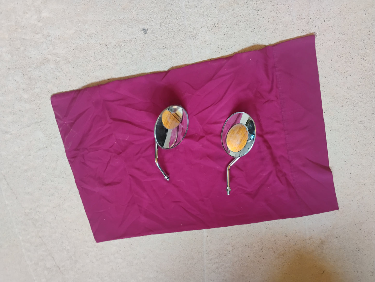 Vintage Antique Truck Mirrors Set Pair OEM Classic Pickup Universal Chrome