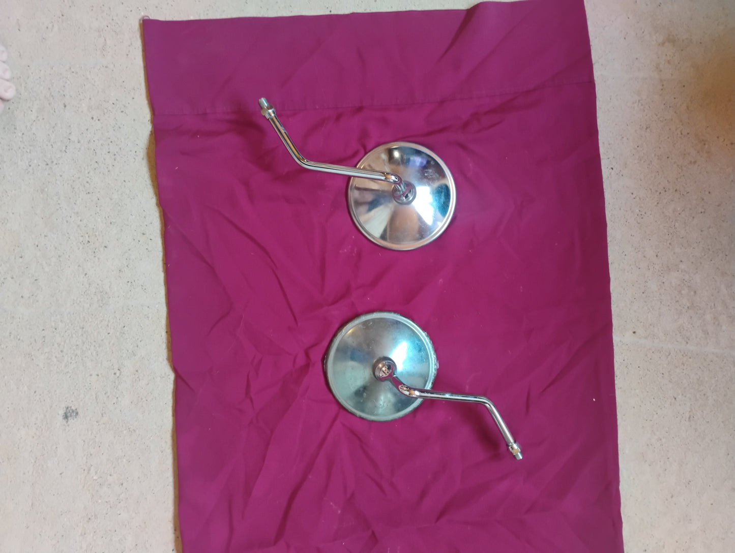 Vintage Antique Truck Mirrors Set Pair OEM Classic Pickup Universal Chrome