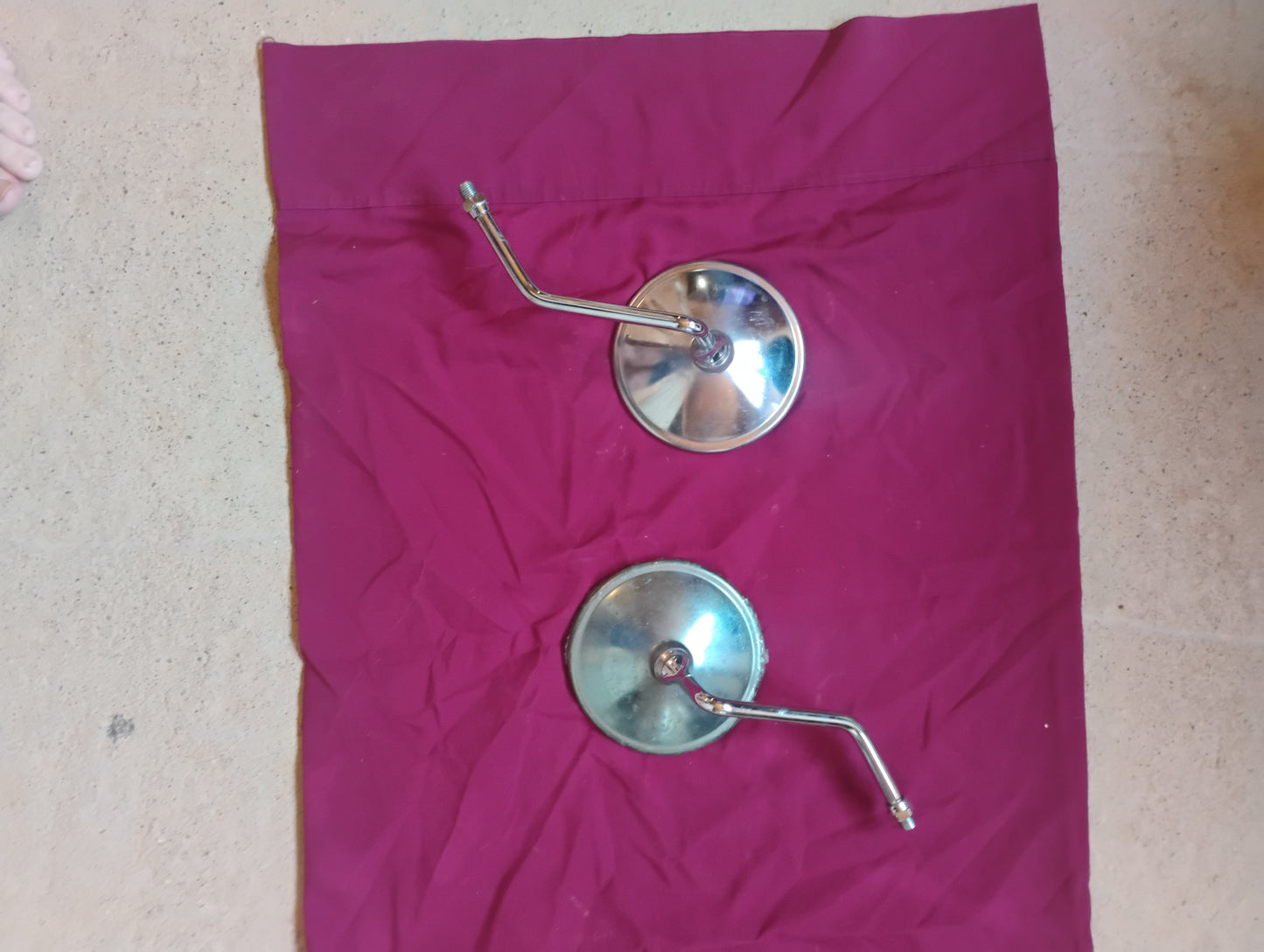 Vintage Antique Truck Mirrors Set Pair OEM Classic Pickup Universal Chrome