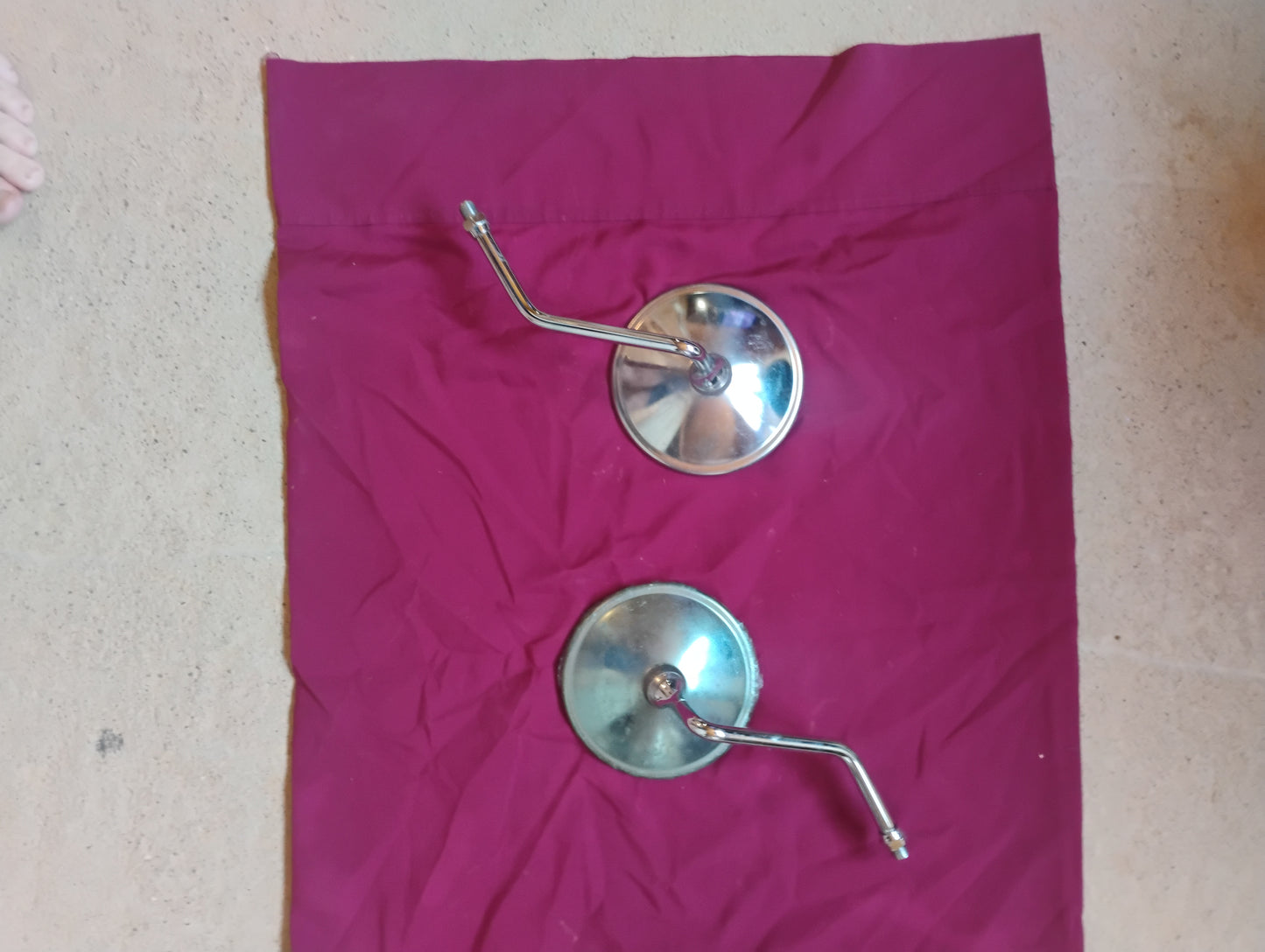 Vintage Antique Truck Mirrors Set Pair OEM Classic Pickup Universal Chrome