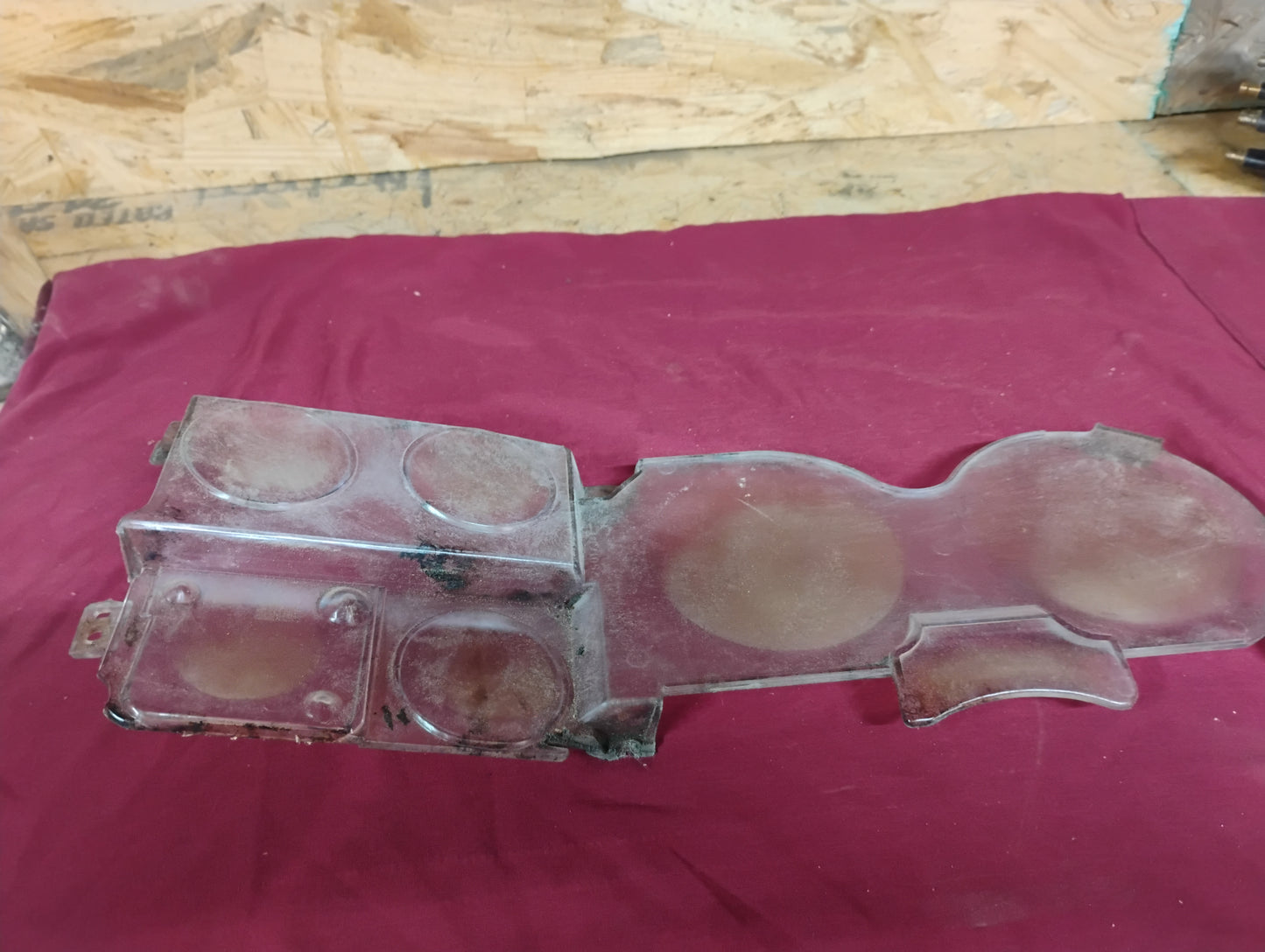 73-87 Chevy GMC Truck Instrument Cluster Lens Clear Gauge Cover C10 K10 Squarebody