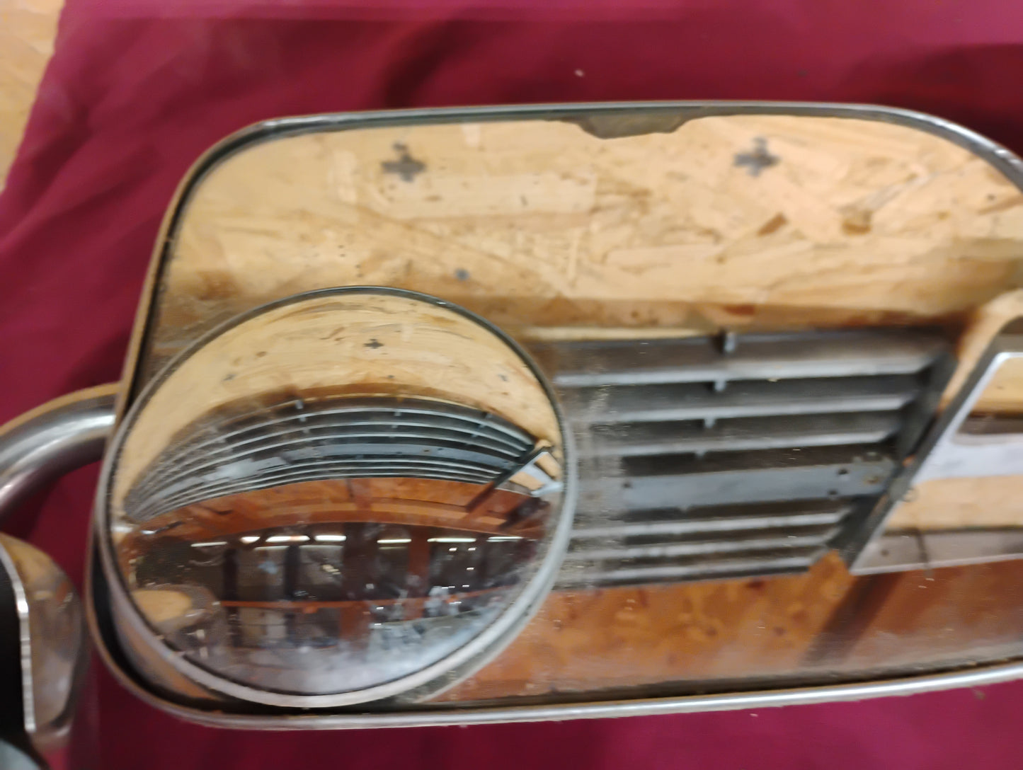 73-87 Chevy GMC Truck Exterior Door Mirrors Pair Left Right OEM Stainless C10 K10