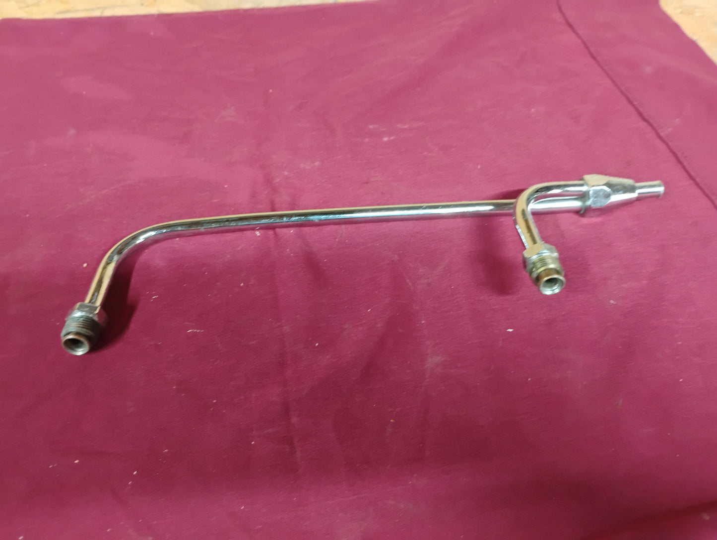 Dual Quad Carburetor Fuel Line Kit Dual Carb Gas Log Edelbrock Holley Chrome