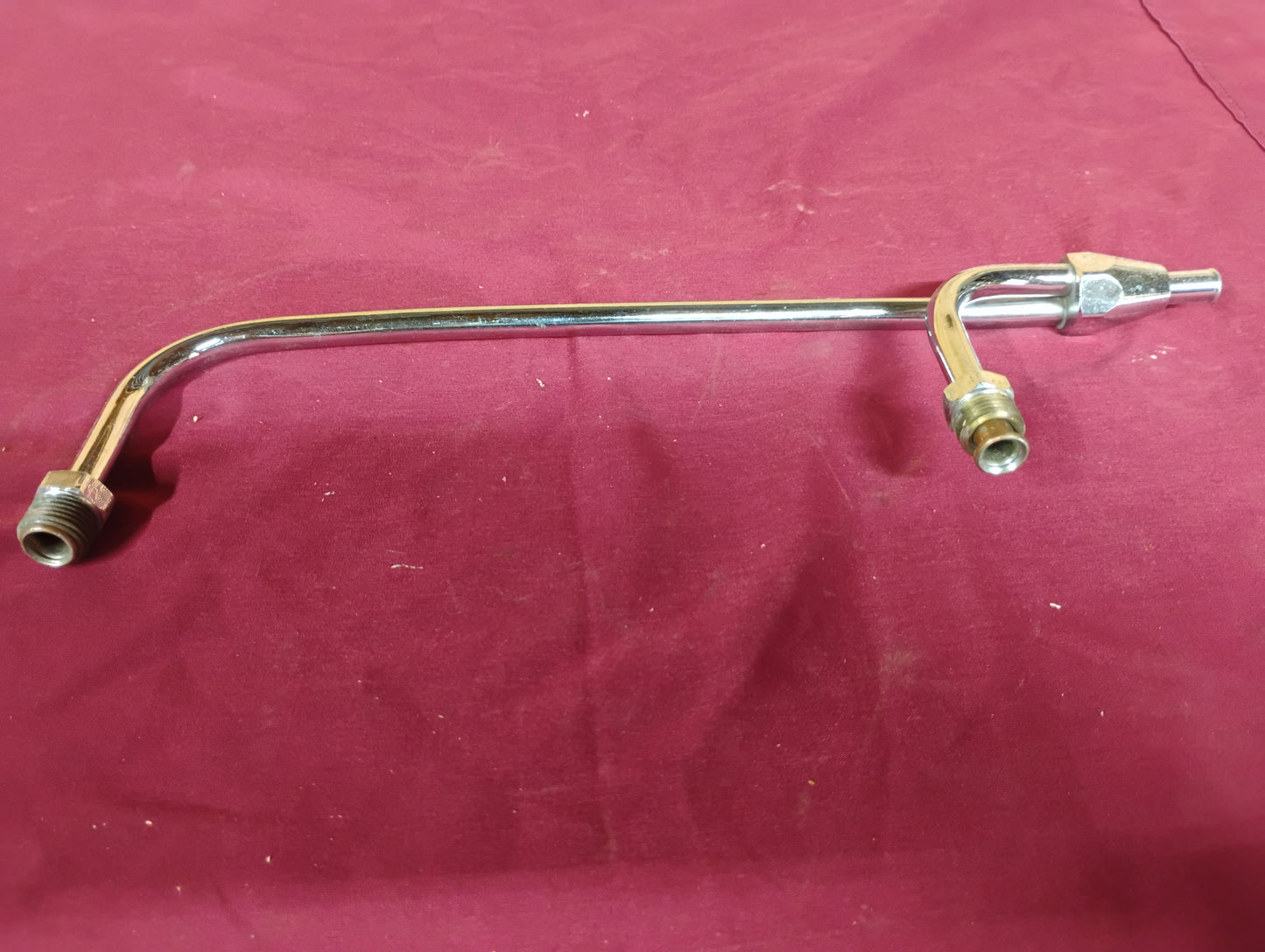 Dual Quad Carburetor Fuel Line Kit Dual Carb Gas Log Edelbrock Holley Chrome