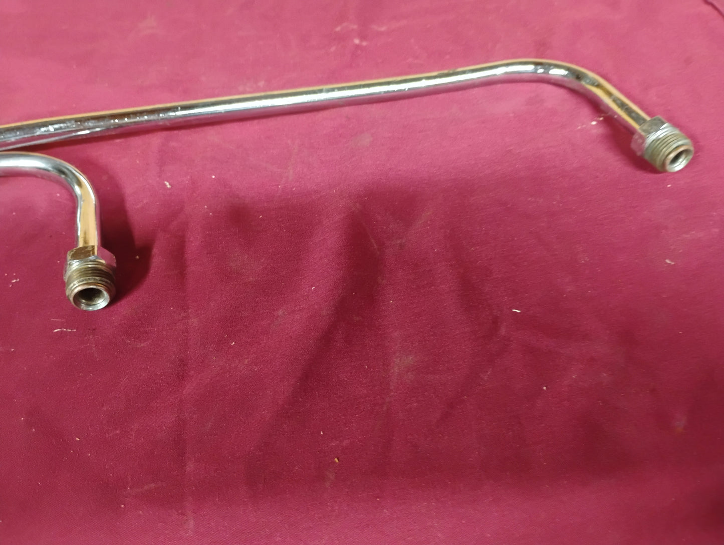 Dual Quad Carburetor Fuel Line Kit Dual Carb Gas Log Edelbrock Holley Chrome