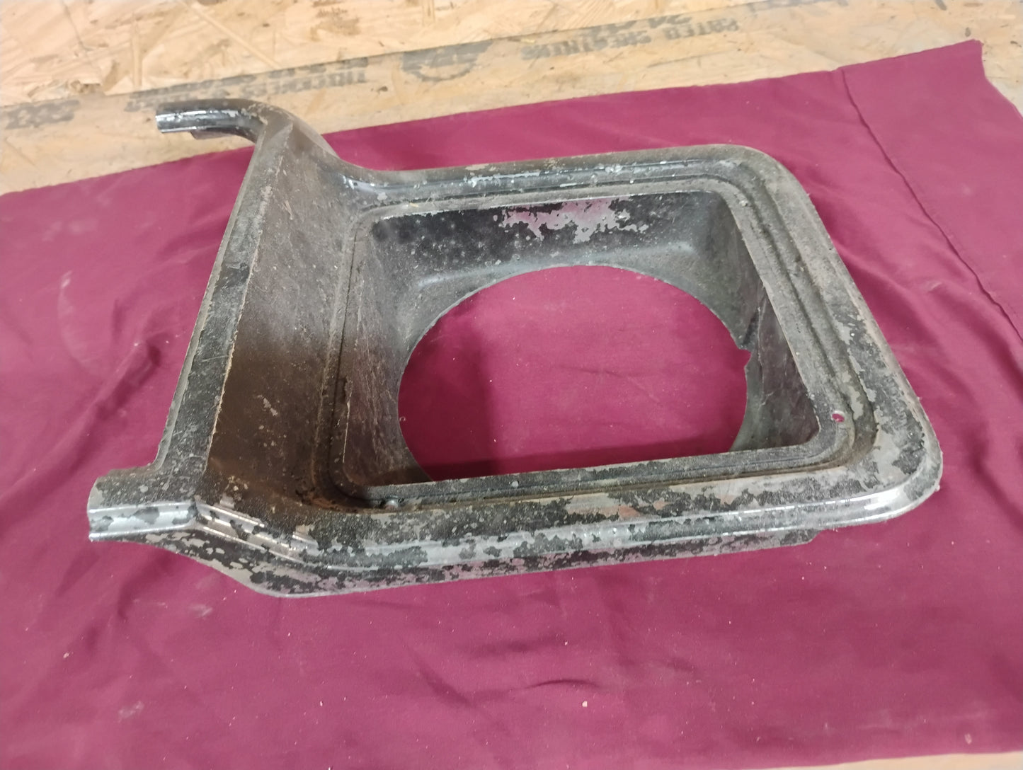 73-78 Chevy GMC Truck Headlight Bezel Trim Door OEM Round C10 K10 Blazer