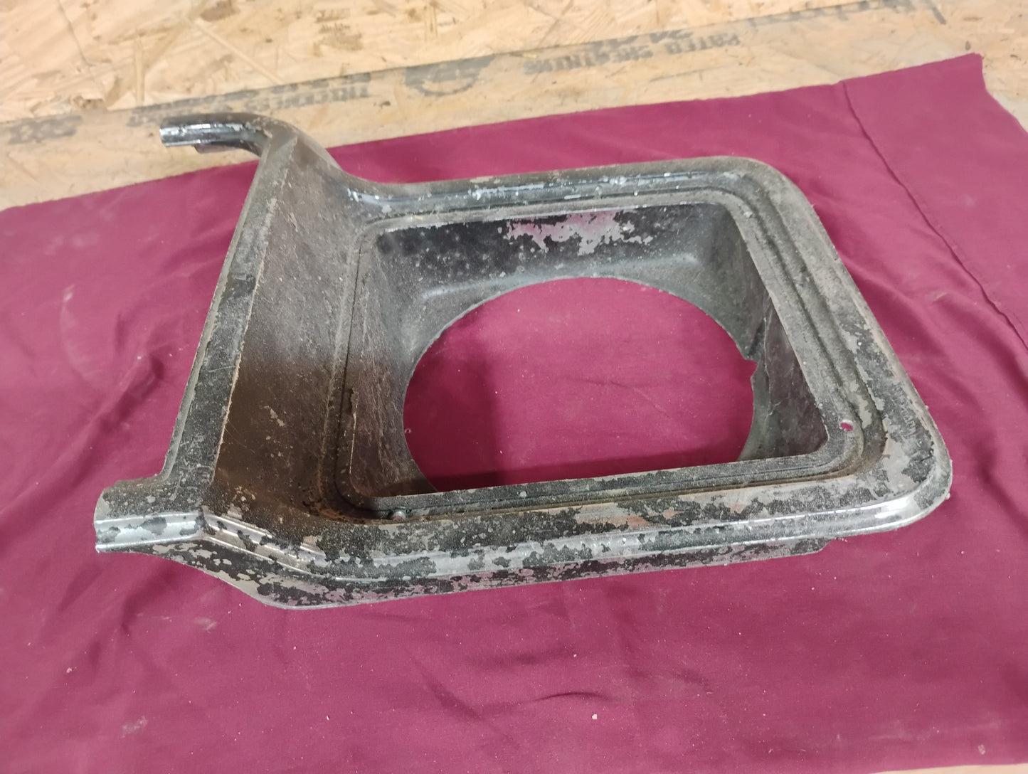 73-78 Chevy GMC Truck Headlight Bezel Trim Door OEM Round C10 K10 Blazer