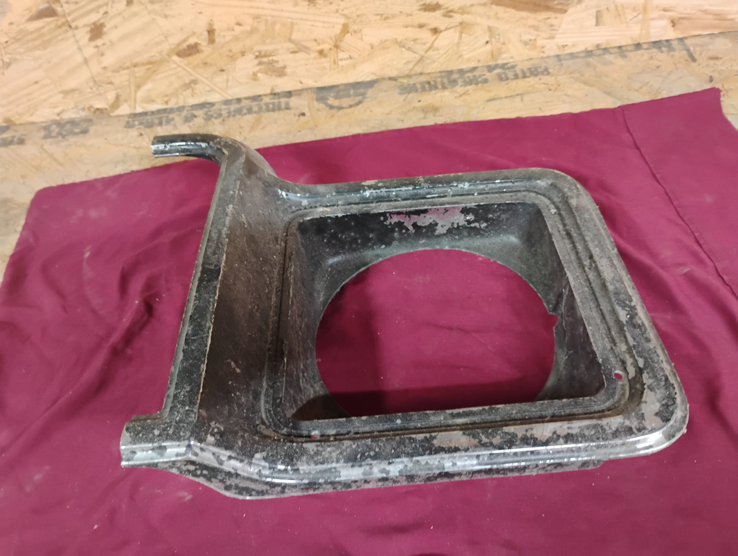 73-78 Chevy GMC Truck Headlight Bezel Trim Door OEM Round C10 K10 Blazer
