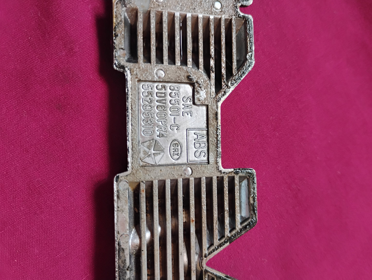 OEM RAM 1500 Chrome & Black Emblem Badge - Fits 2009-2012 Dodge Ram 1500 - Good Condition (A)