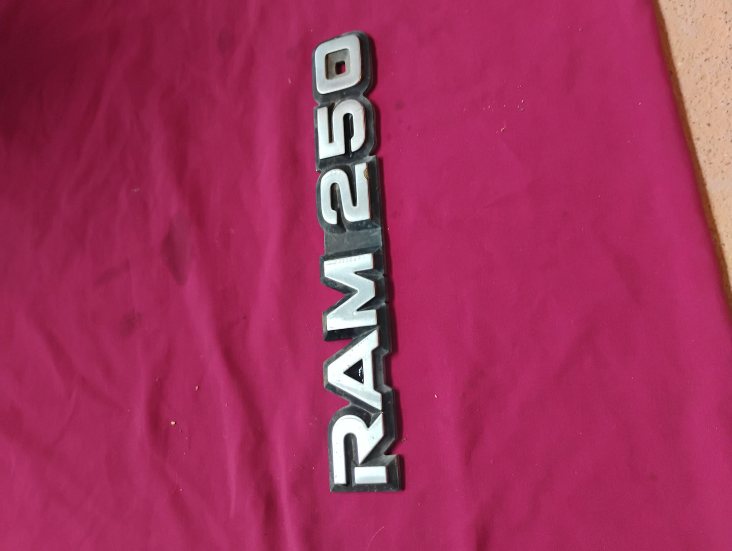 OEM Dodge Ram 250 Fender Emblem Badge 1981-1993 First Gen Cummins Classic Truck