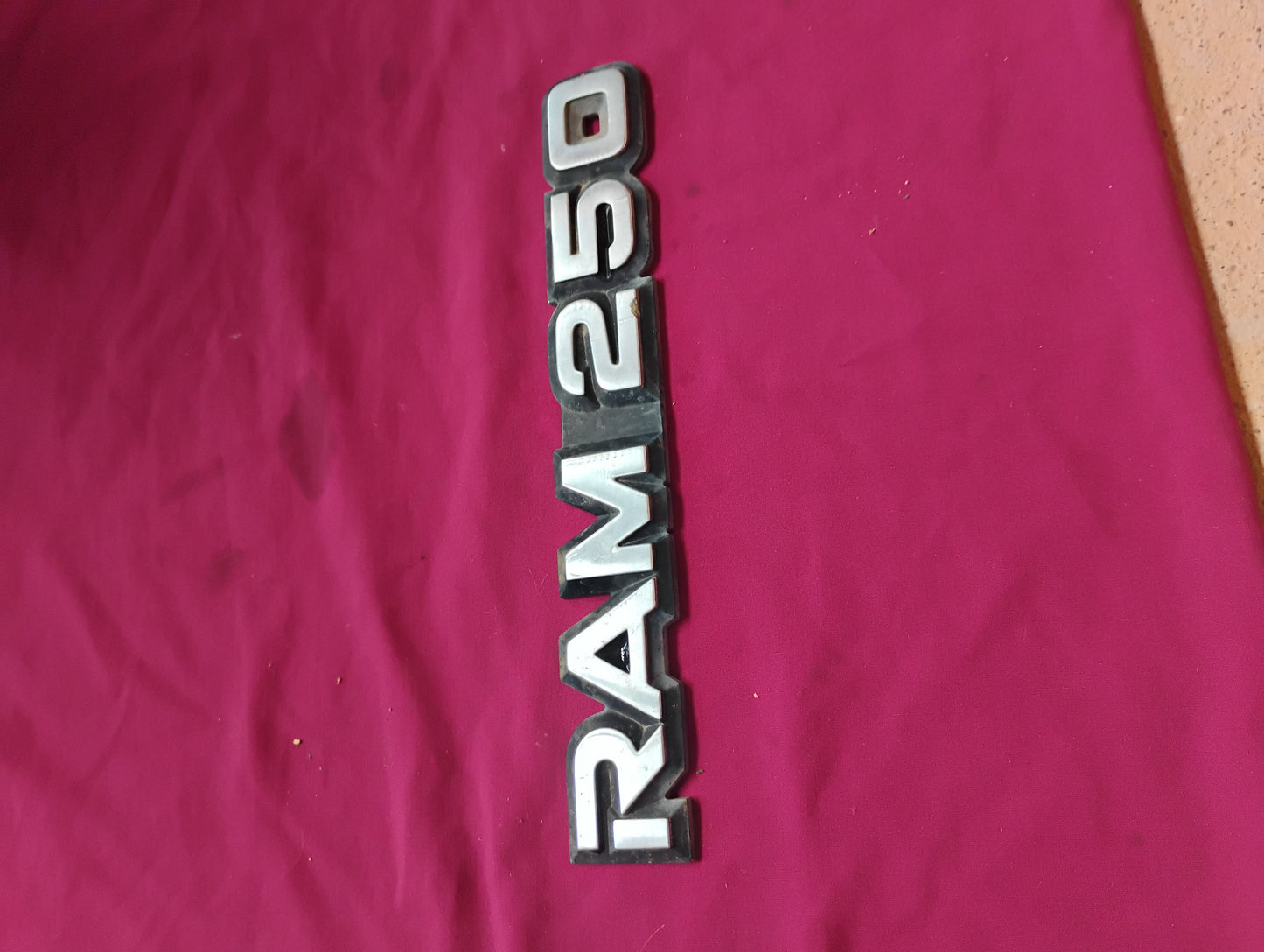 OEM Dodge Ram 250 Fender Emblem Badge 1981-1993 First Gen Cummins Classic Truck