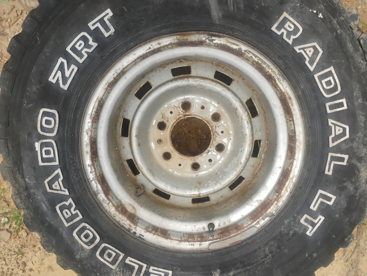 1973-1987 Chevy GMC Truck 6-Lug 10 Inch Wide Steel Rally Wheel Rim
