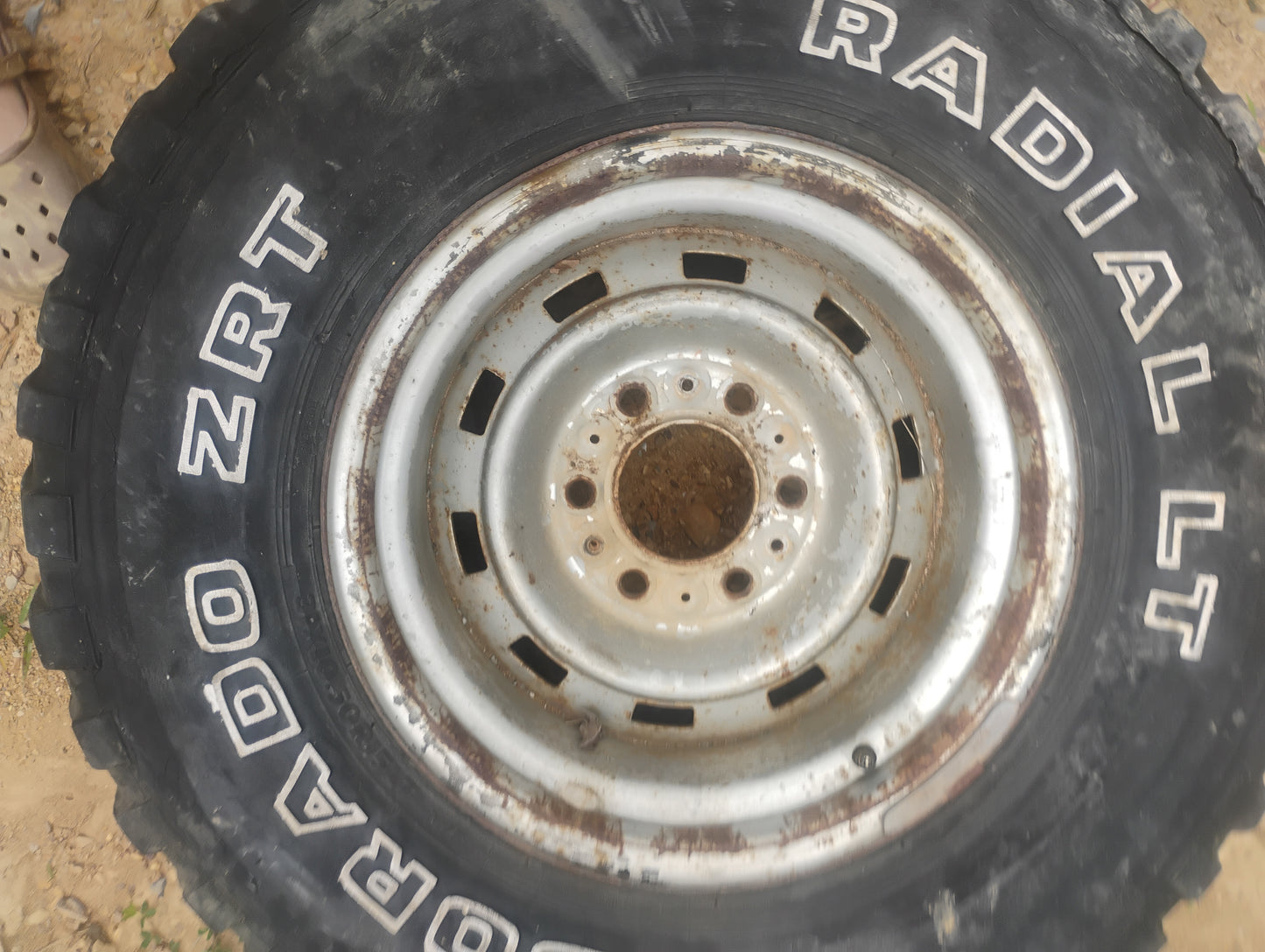 1973-1987 Chevy GMC Truck 6-Lug 10 Inch Wide Steel Rally Wheel Rim