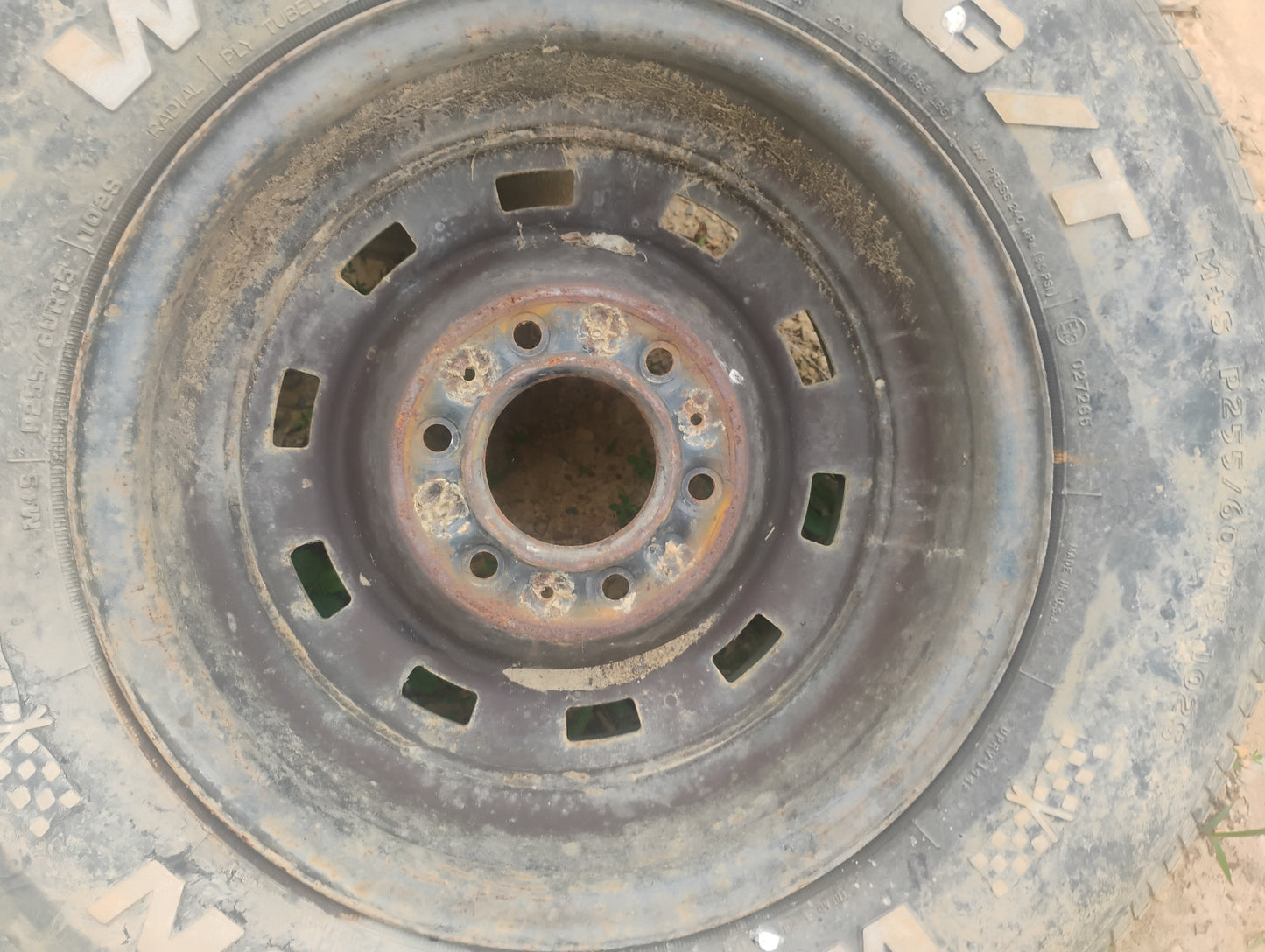 1973-1987 Chevy GMC Truck 6-Lug 10 Inch Wide Steel Rally Wheel Rim