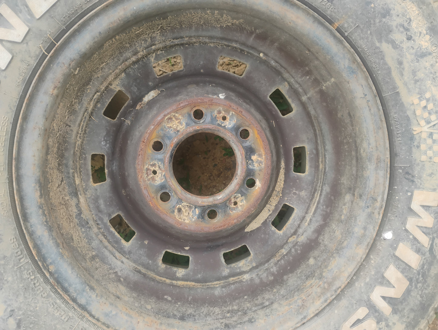 1973-1987 Chevy GMC Truck 6-Lug 10 Inch Wide Steel Rally Wheel Rim
