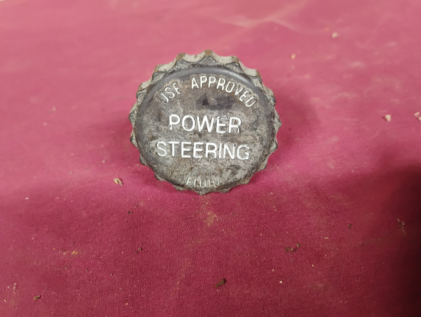 1973-1987 Chevy GMC C10 K10 Truck Power Steering Pump Reservoir Cap Lid OEM