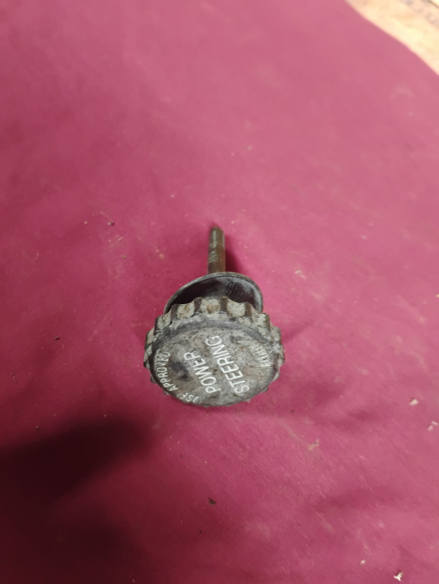 1973-1987 Chevy GMC C10 K10 Truck Power Steering Pump Reservoir Cap Lid OEM