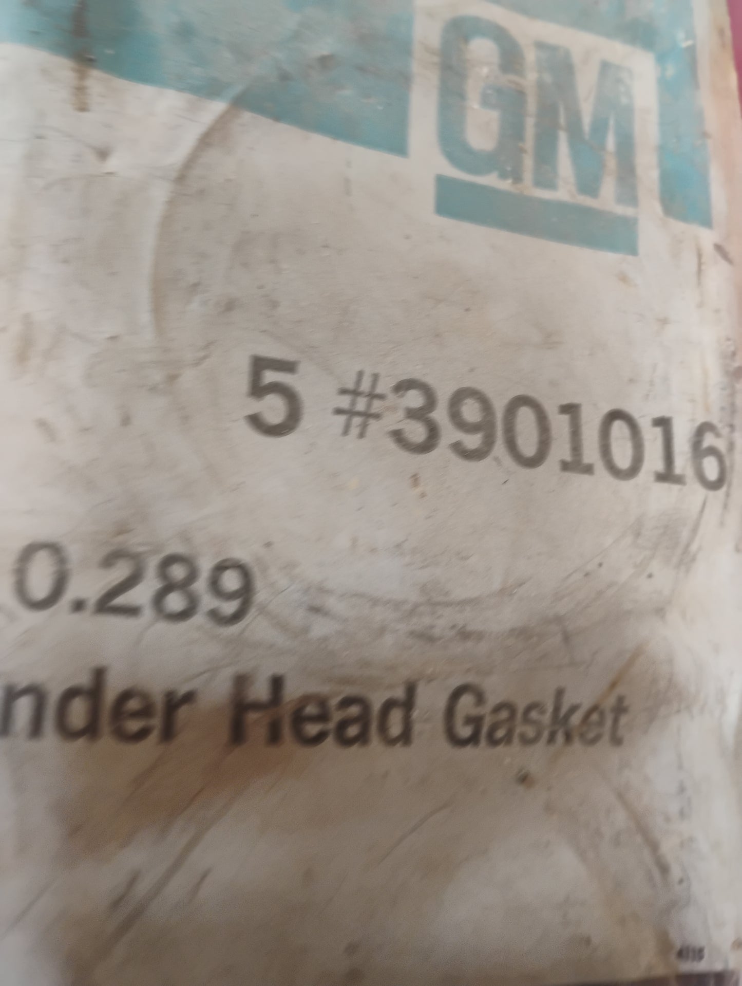 GM Cylinder Head Gasket 3901016 Chevy 194 230 250 292 Inline 6 Engine NOS OEM