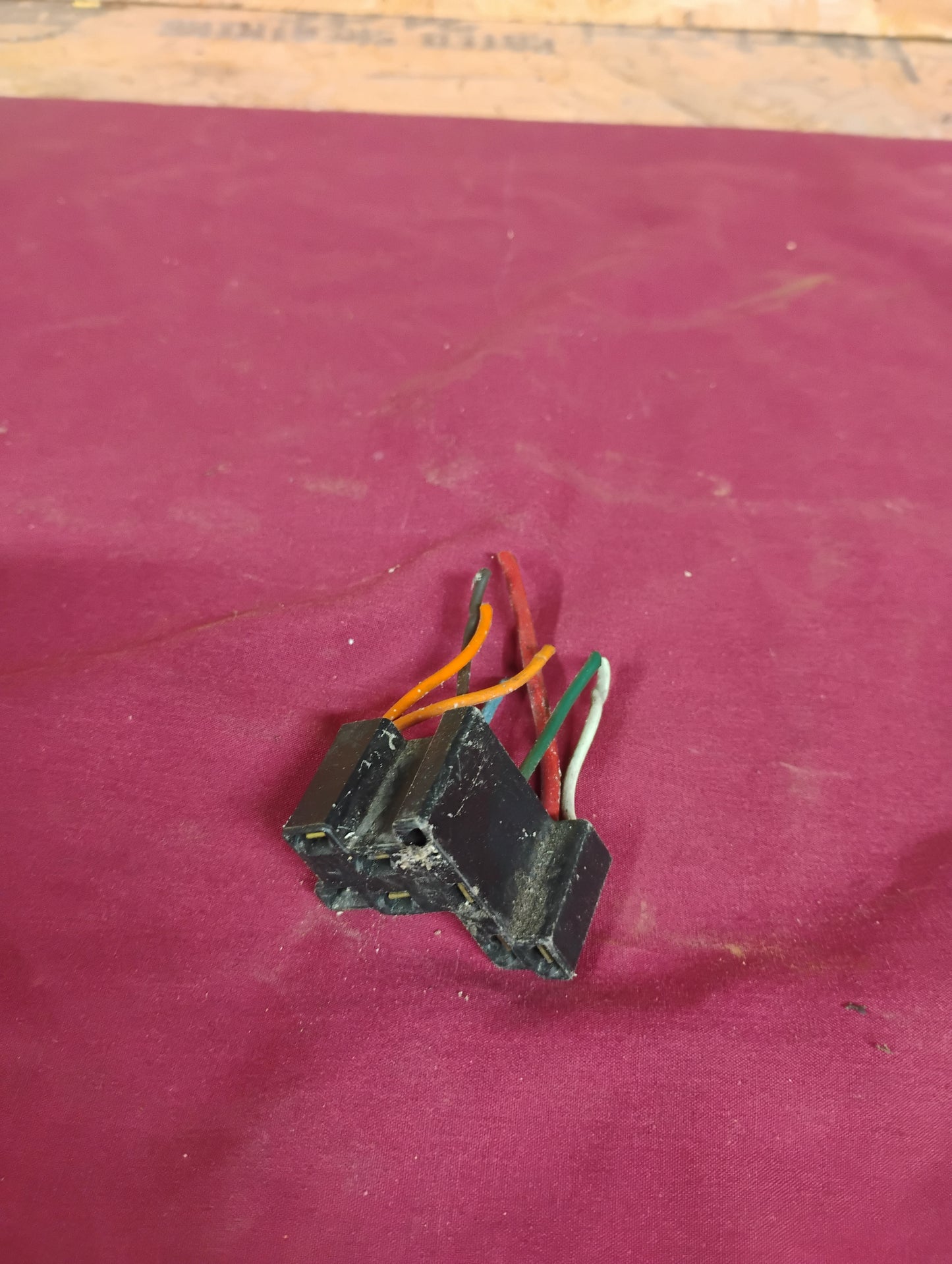 73-87 Chevy GMC Truck Heater AC Fan Switch Pigtail Connector Wiring Harness OEM