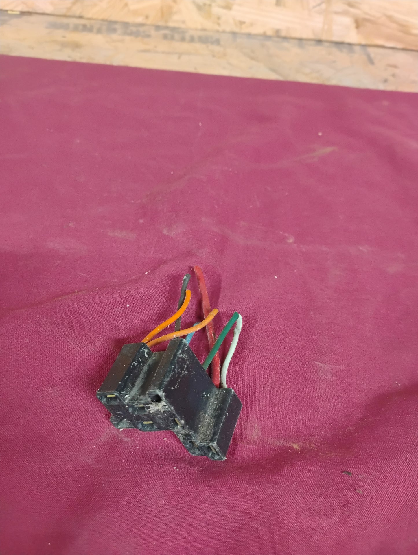 73-87 Chevy GMC Truck Heater AC Fan Switch Pigtail Connector Wiring Harness OEM