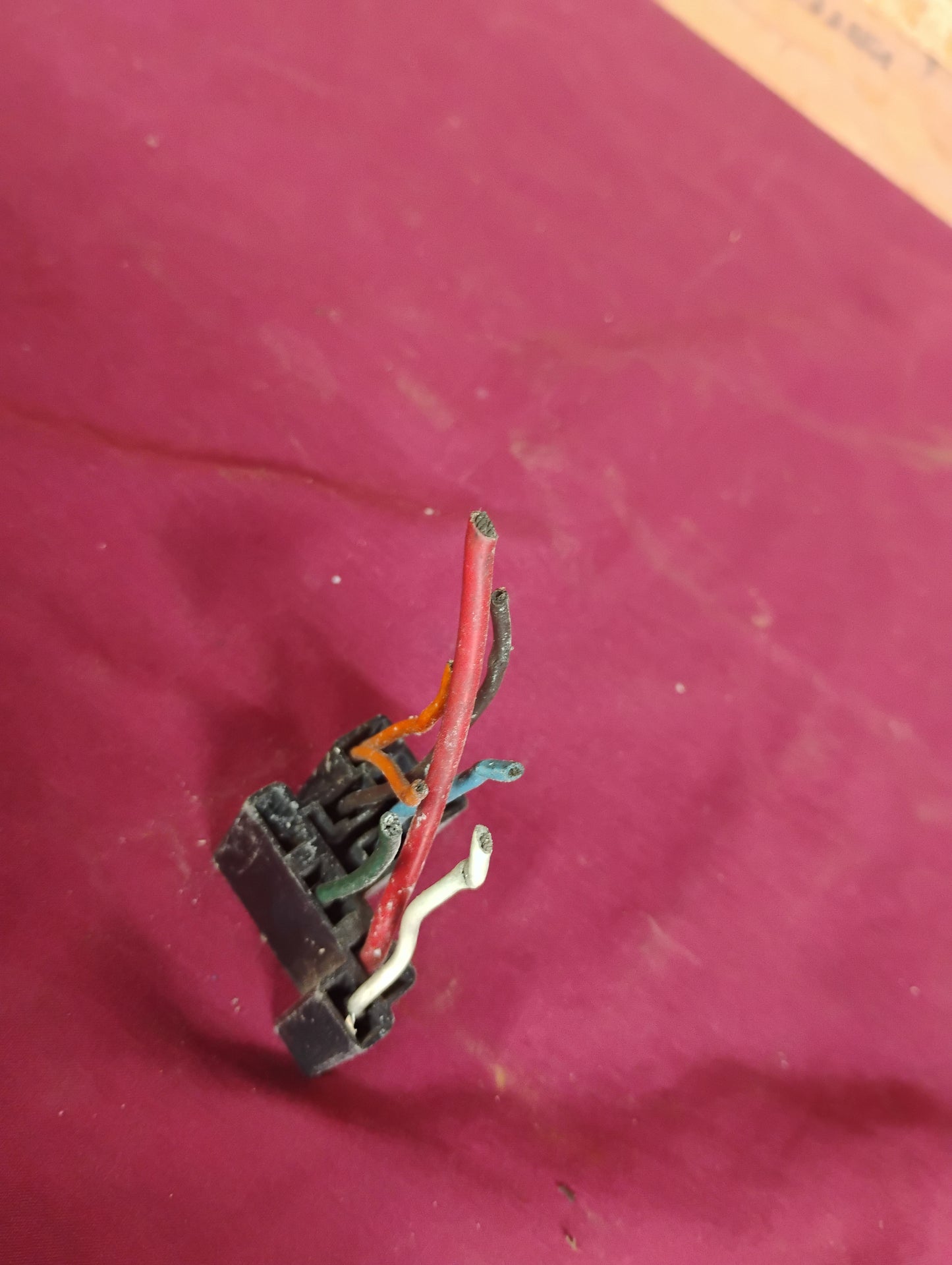 73-87 Chevy GMC Truck Heater AC Fan Switch Pigtail Connector Wiring Harness OEM