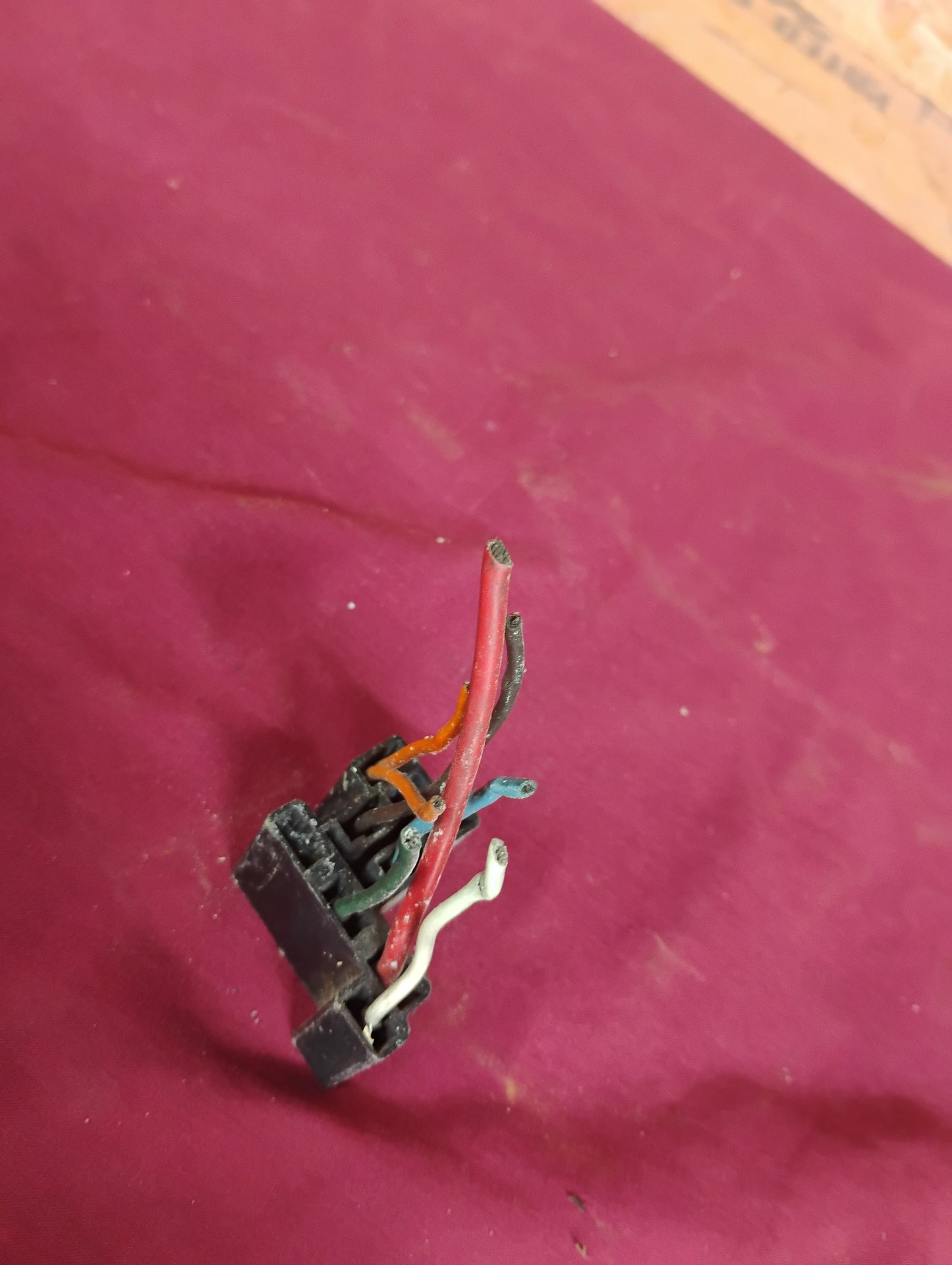 73-87 Chevy GMC Truck Heater AC Fan Switch Pigtail Connector Wiring Harness OEM