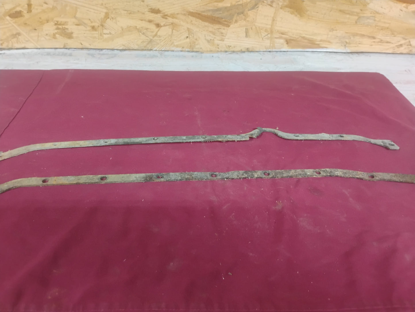 Small Block Chevy V8 Oil Pan Reinforcement Rail Set 73-87 C10 K10 Truck Squarebody