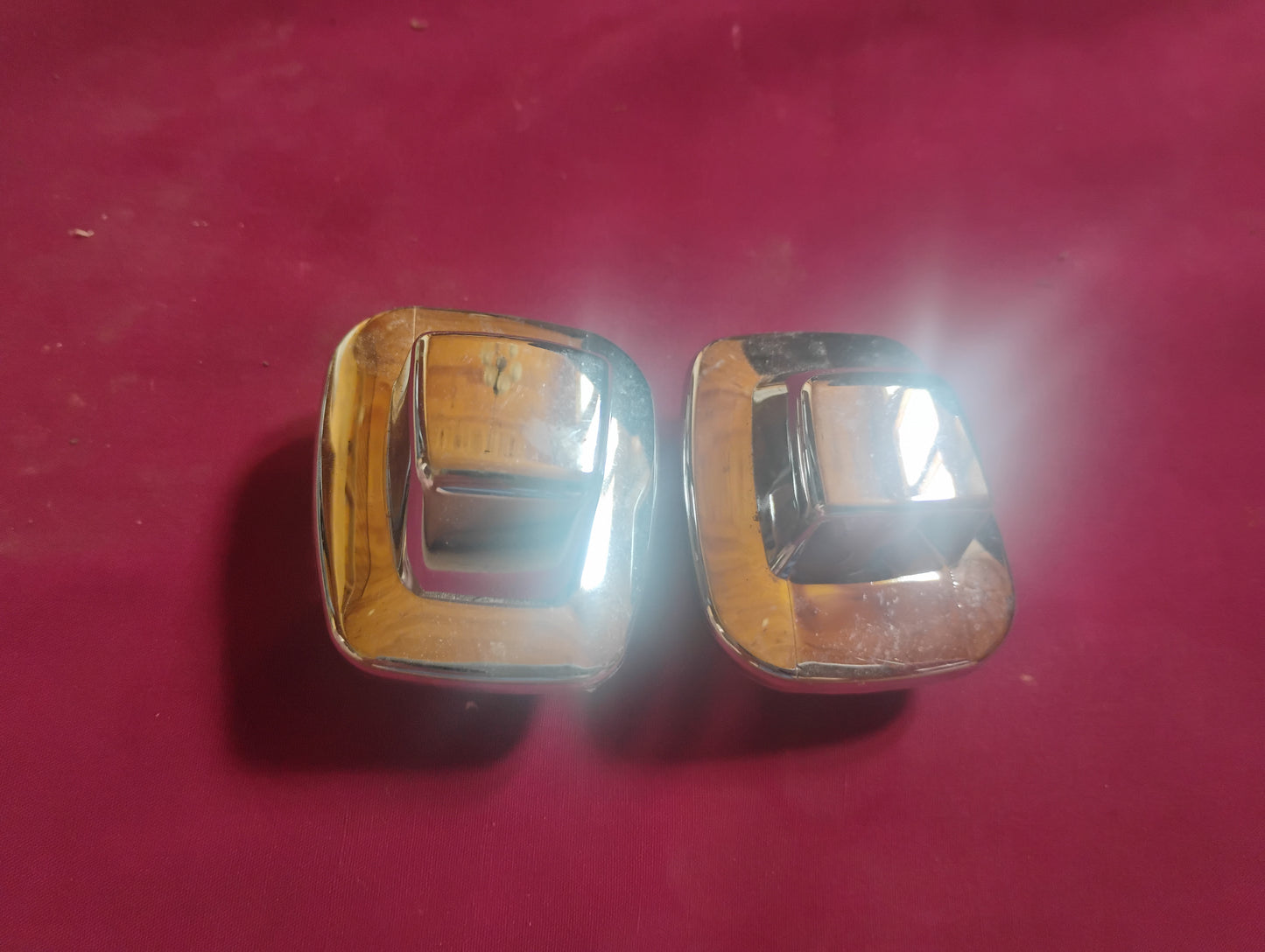 73-87 Chevy GMC Truck License Plate Light Lens Cover Step Bumper C10 K10 Squarebody