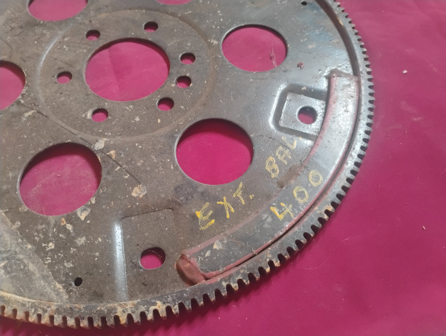 73-87 Chevy GMC 168 Tooth Flywheel External Balance 454 BBC 400 SBC OEM