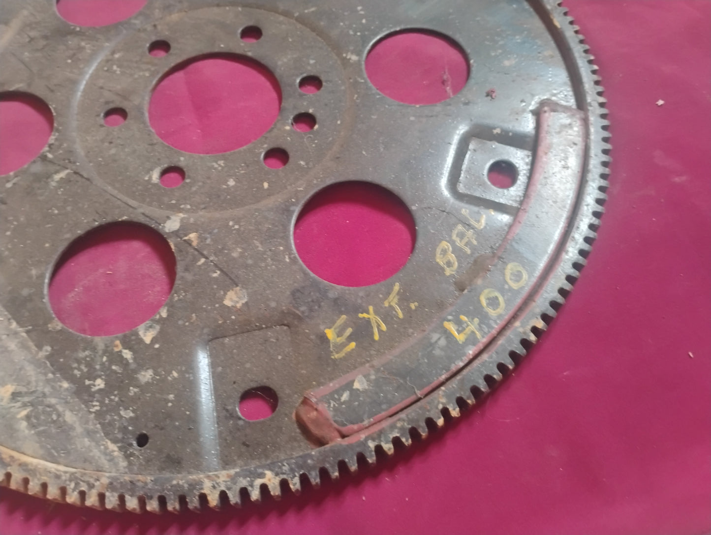 73-87 Chevy GMC 168 Tooth Flywheel External Balance 454 BBC 400 SBC OEM