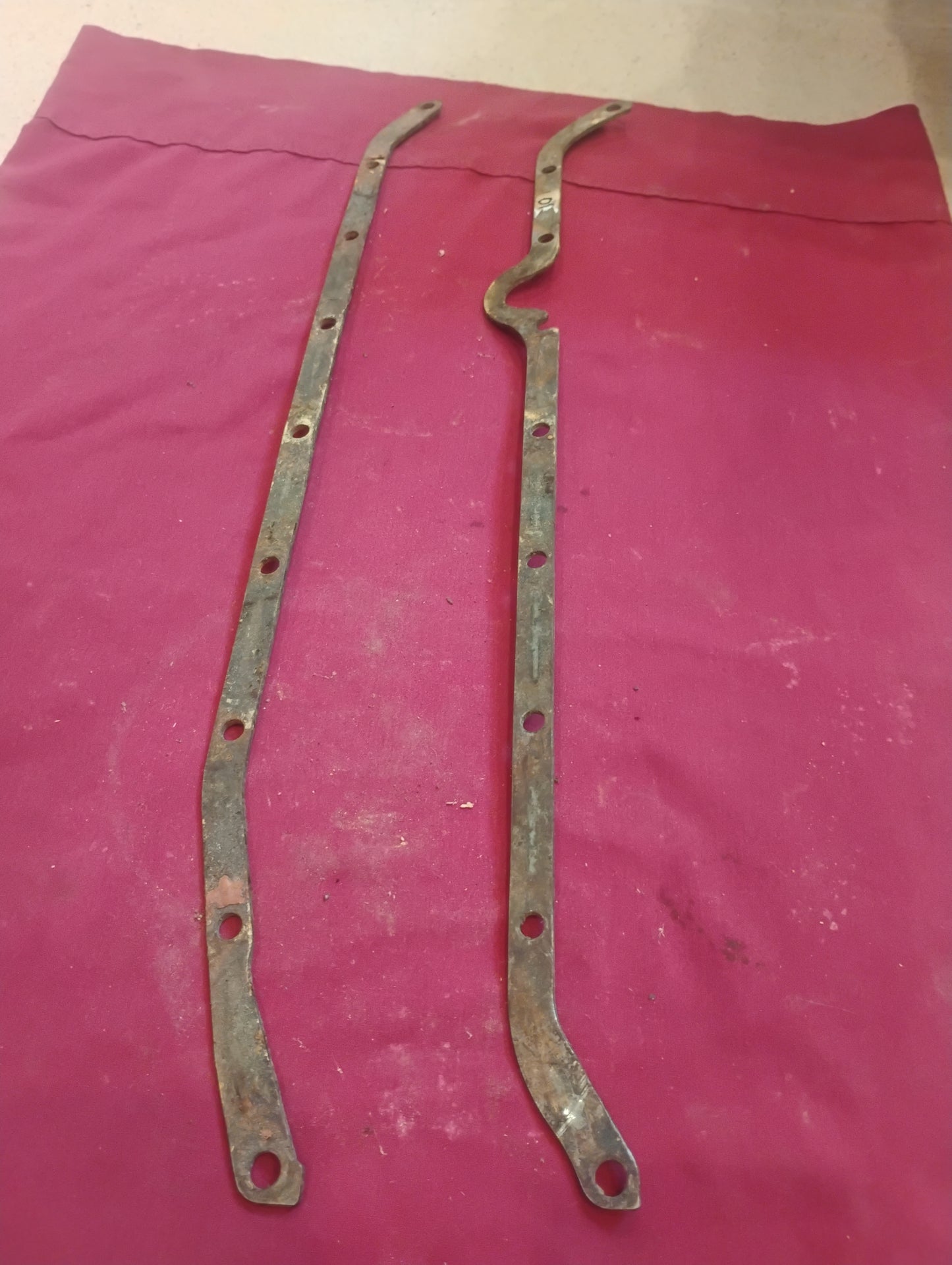 GM Small Block Chevy Oil Pan Reinforcement Rails SBC 350 327 305 LH RH Texas California Florida