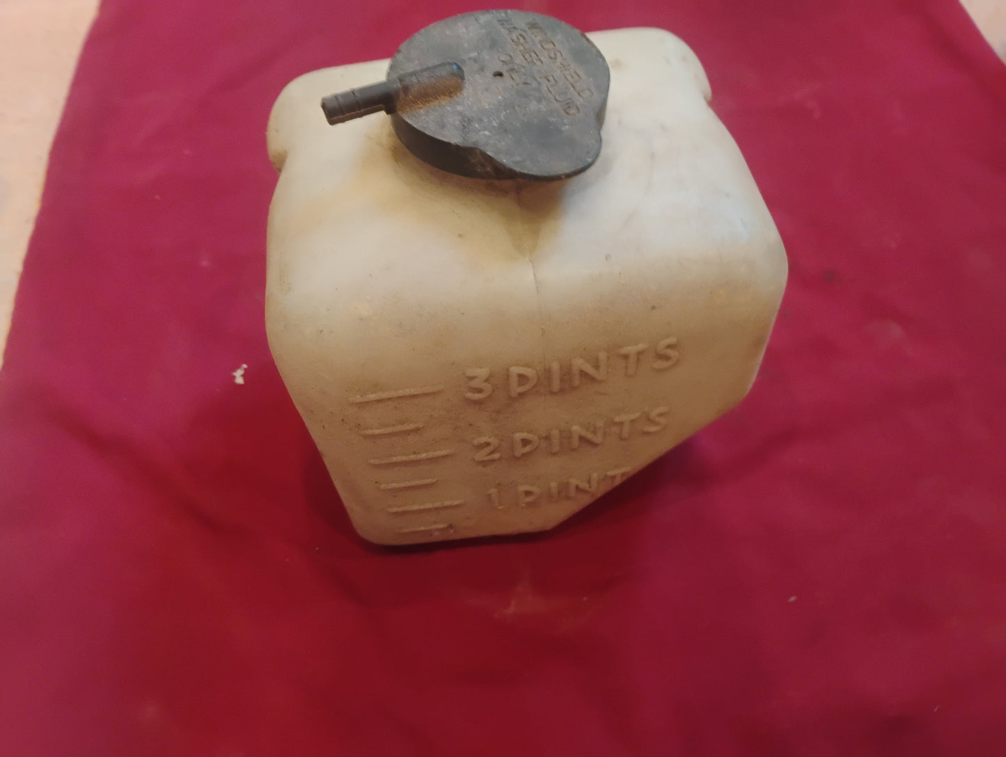 Vintage GM Windshield Washer Fluid Reservoir Bottle 3 Pints 1962-1972 Chevy GMC OEM
