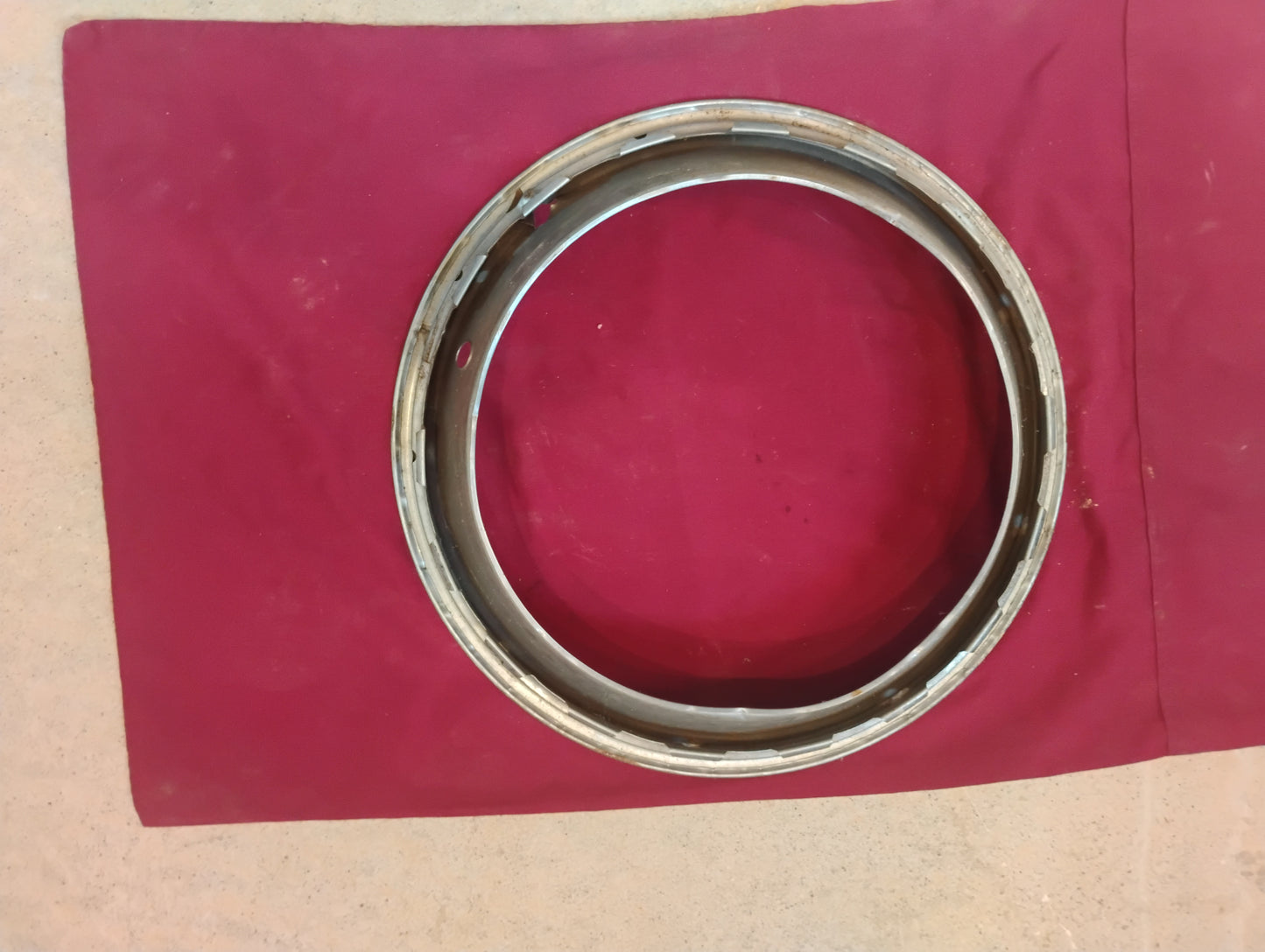 Vintage Metal Hubcap Wall Art Garage Decor Industrial Style Retro Man Cave Display