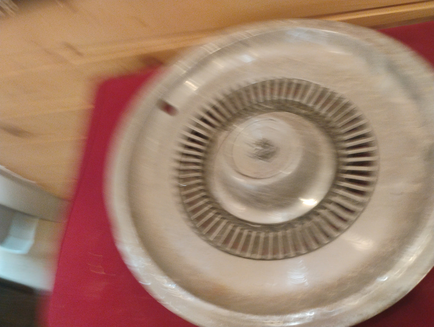 Vintage Metal Hubcap Wall Art Garage Decor Man Cave Industrial Style Texas Florida