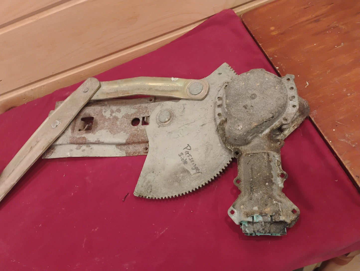 81-87 Chevy GMC C10 K10 Passenger Side Power Window Regulator & Motor OEM Untested