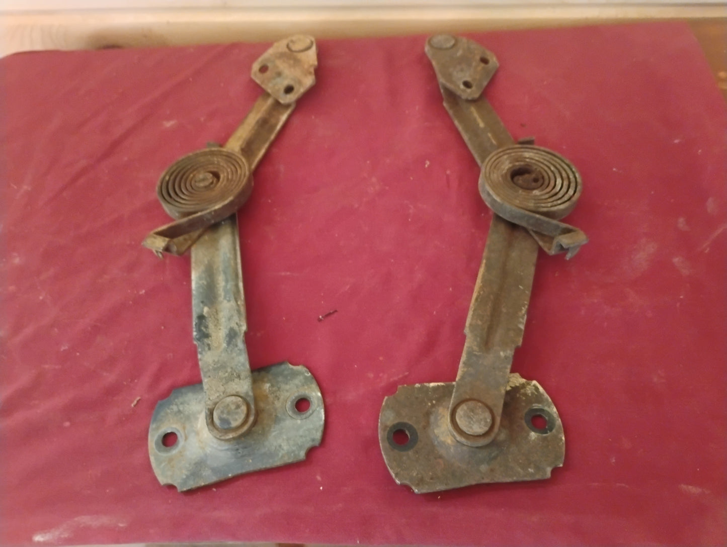 81-87 Chevy GMC Truck Hood Hinge Springs Pair C10 K10 Squarebody OEM