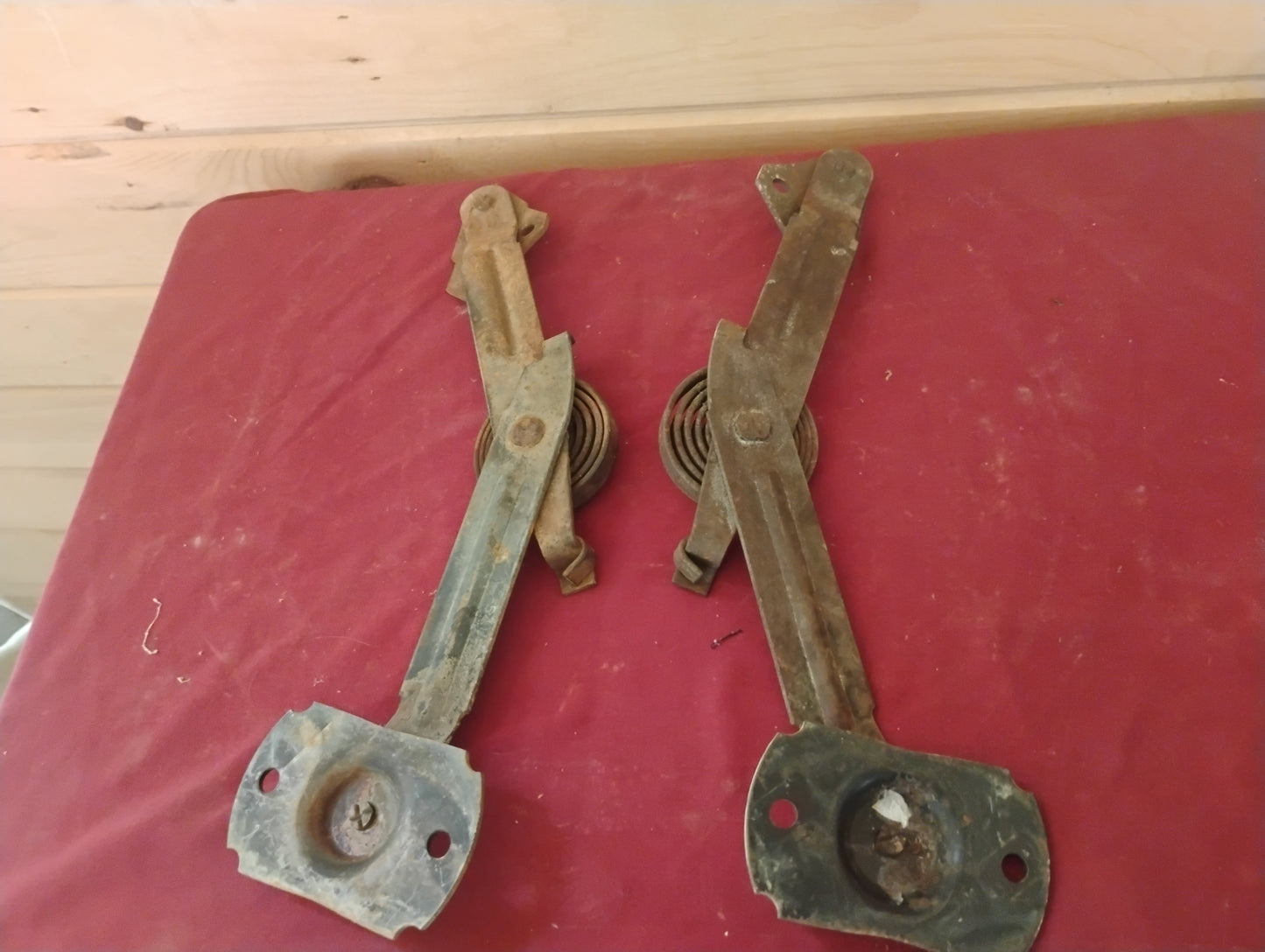 81-87 Chevy GMC Truck Hood Hinge Springs Pair C10 K10 Squarebody OEM