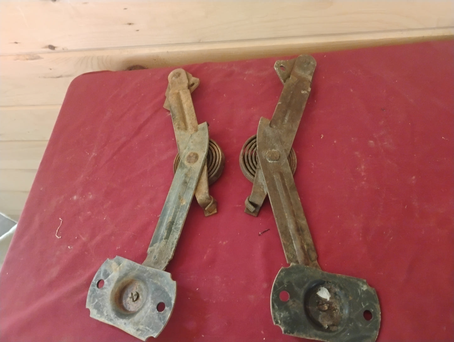 81-87 Chevy GMC Truck Hood Hinge Springs Pair C10 K10 Squarebody OEM