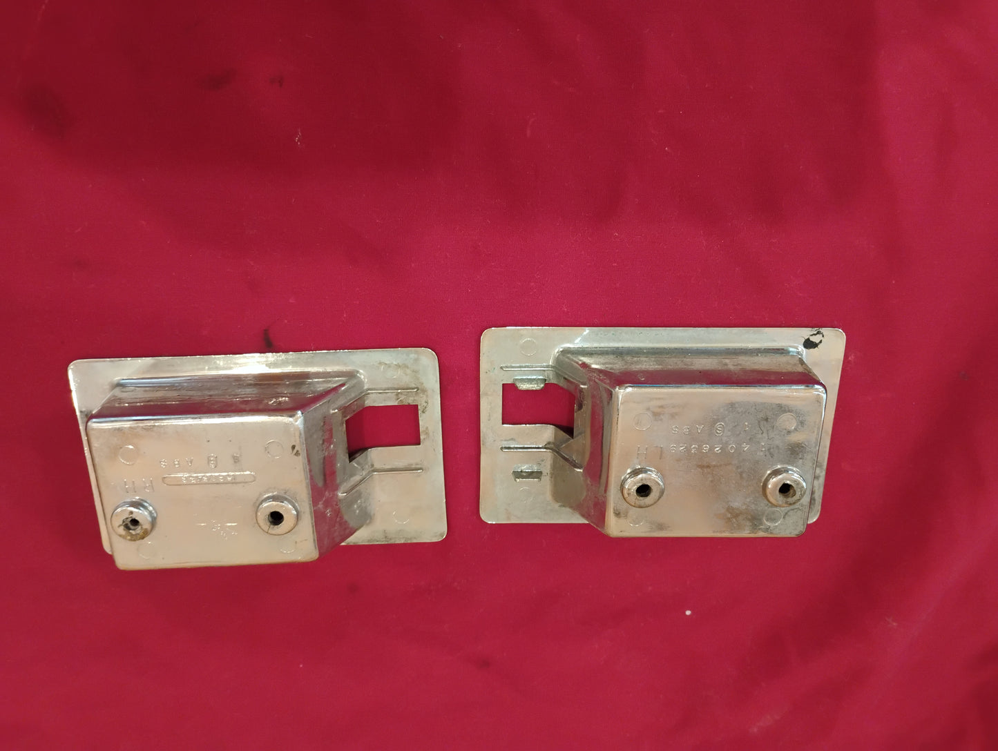 81-87 Chevy GMC Truck Interior Door Handle Bezels Pair C10 K10 Squarebody OEM