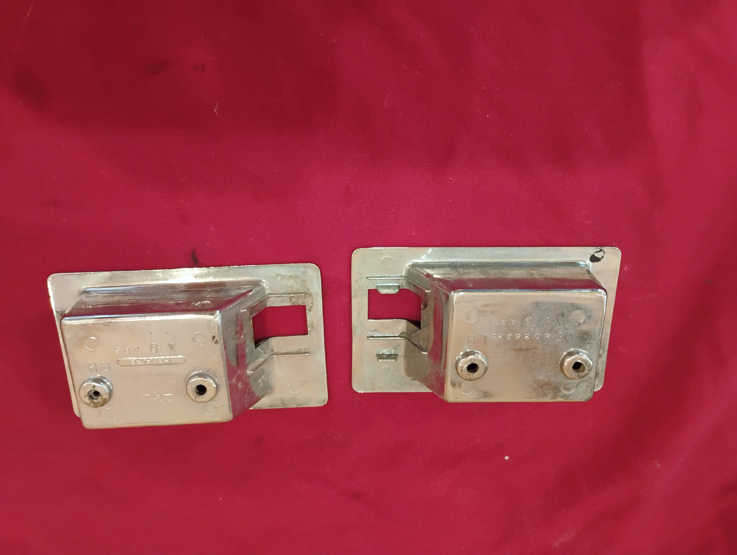 81-87 Chevy GMC Truck Interior Door Handle Bezels Pair C10 K10 Squarebody OEM