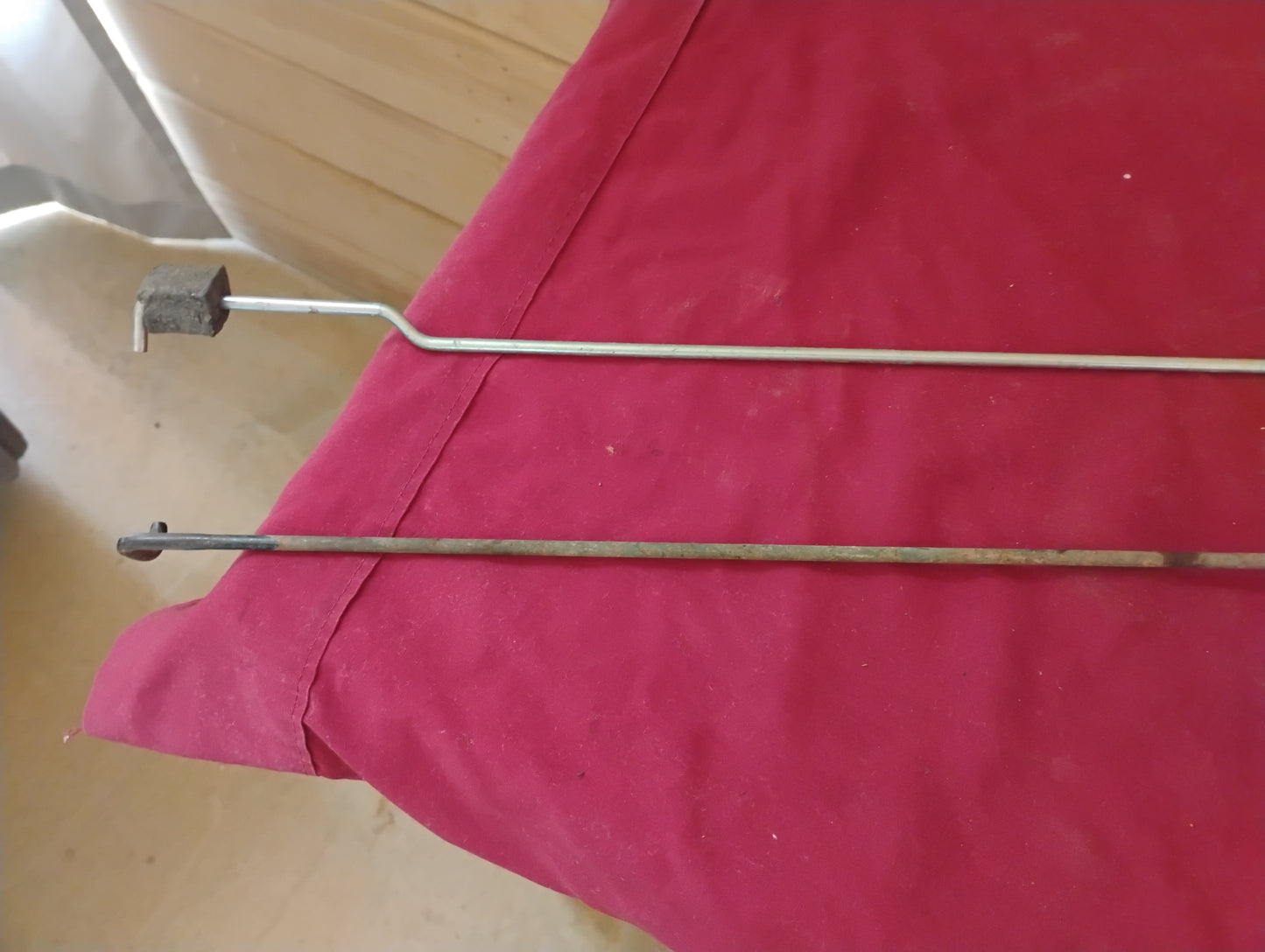 73-87 Chevy GMC Truck Tailgate Rods Set Left & Right C10 K10 Squarebody OEM