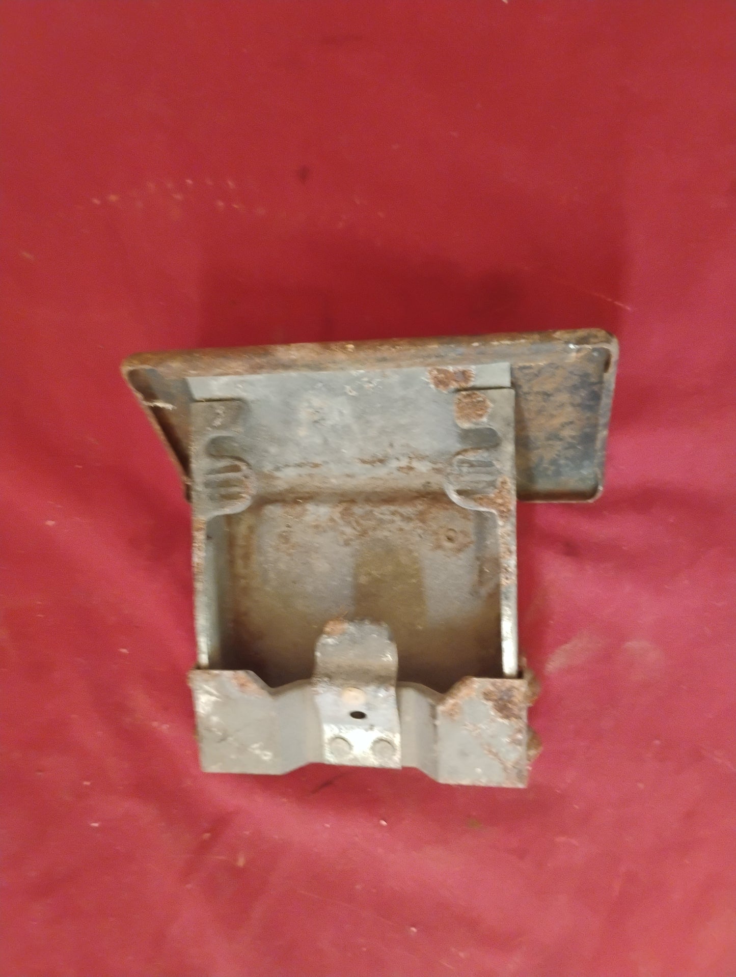 Vintage Metal Flip-Out Wall Mount Ashtray Industrial Retro Interior Accessory