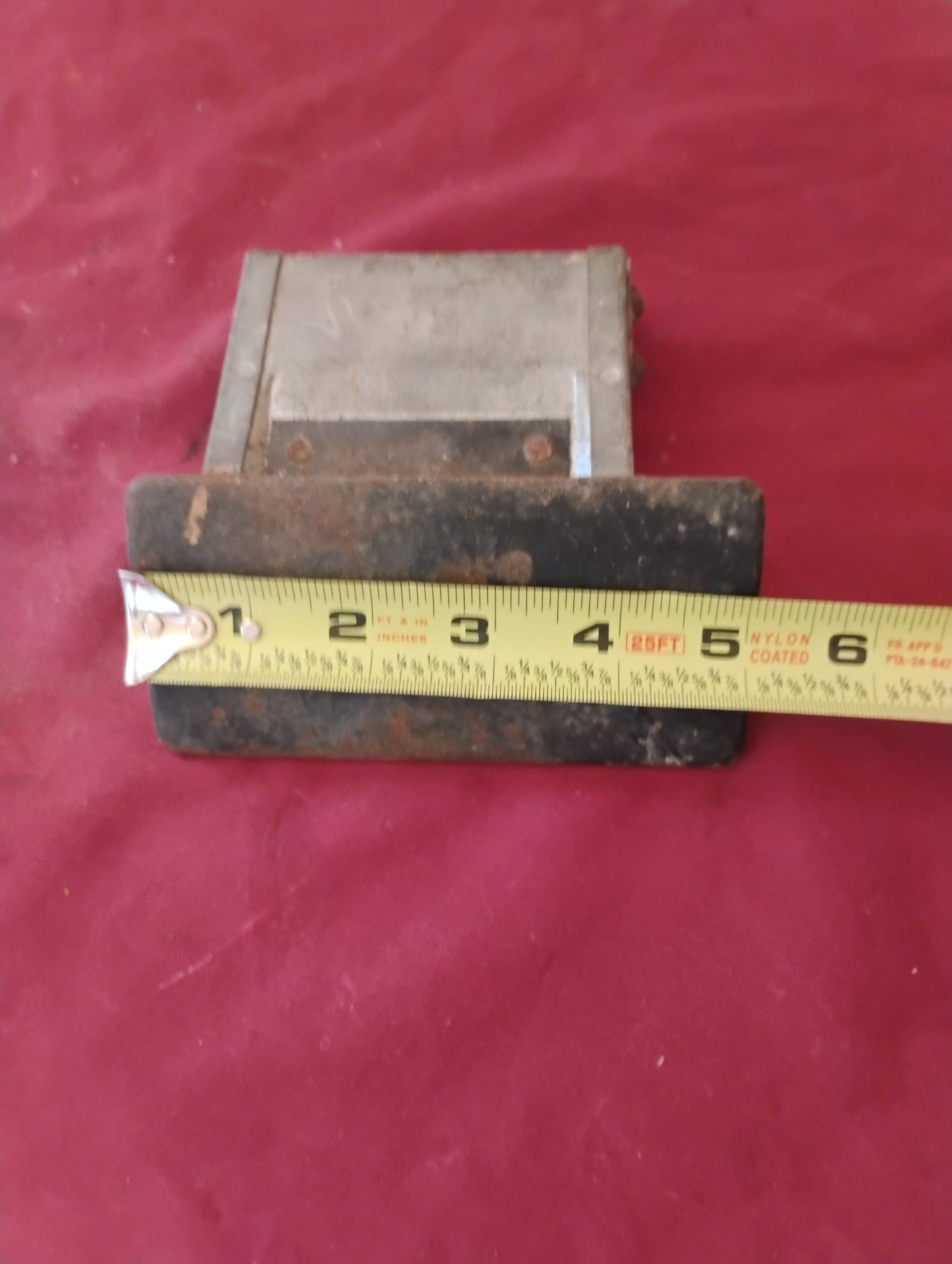Vintage Metal Flip-Out Wall Mount Ashtray Industrial Retro Interior Accessory