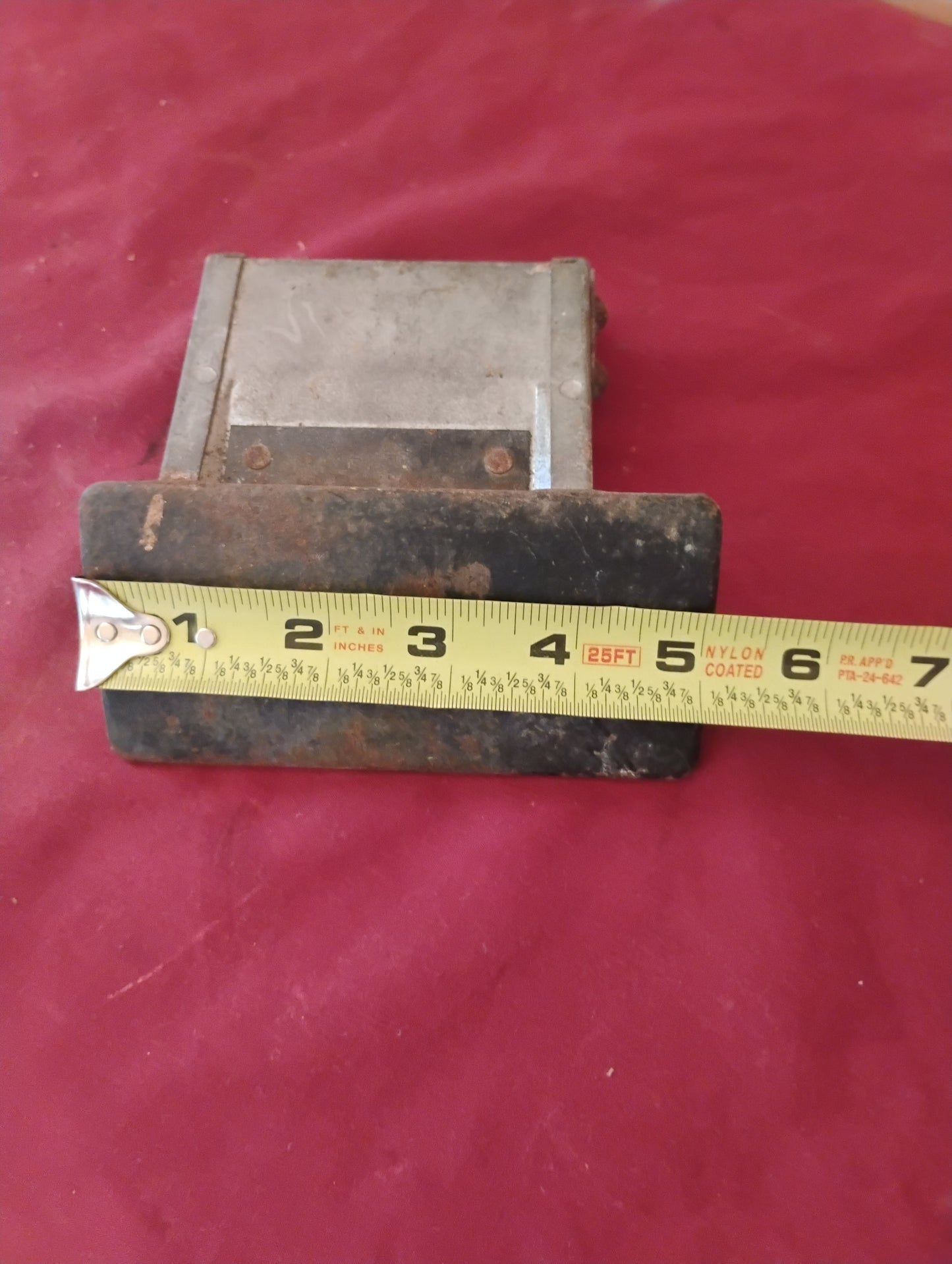 Vintage Metal Flip-Out Wall Mount Ashtray Industrial Retro Interior Accessory